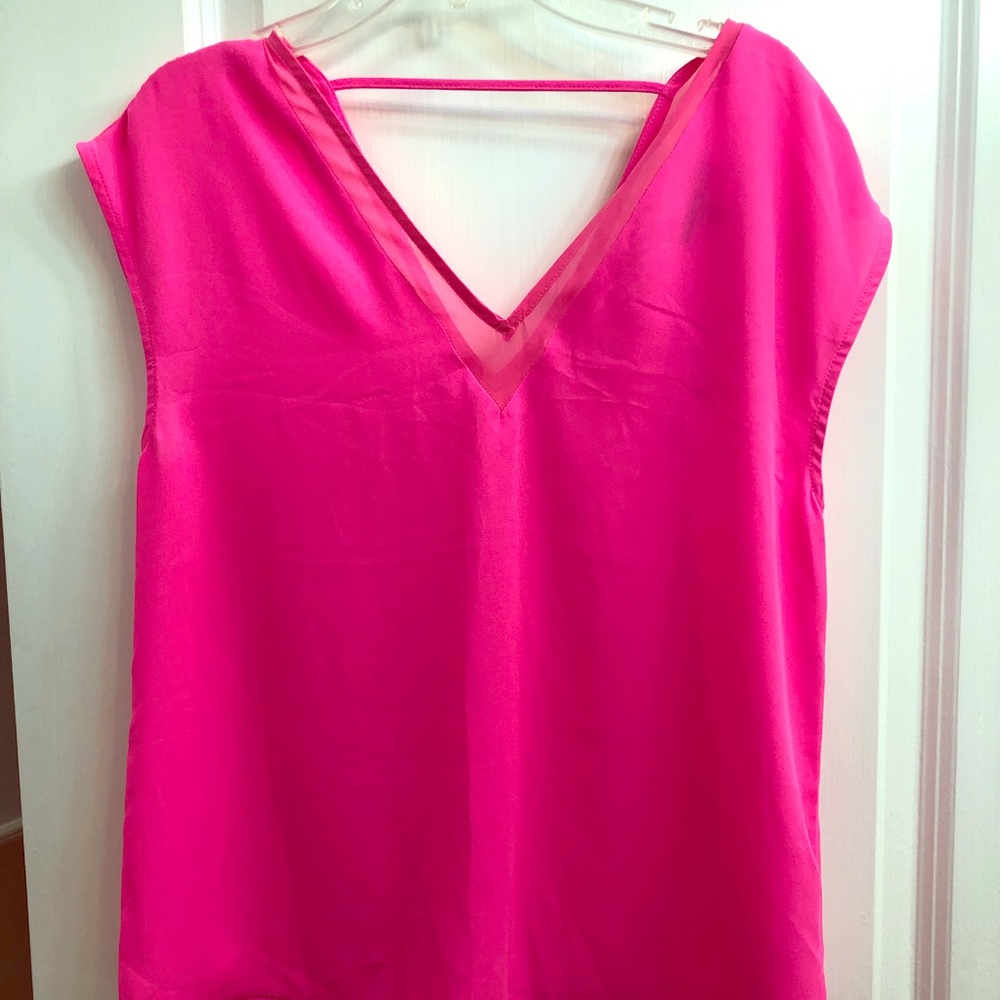 Neon Pink Blouse